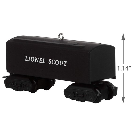 New! Lionel Scout Locomotive & Tender Hallmark Keepsake Christmas Ornaments 2019 - Picture 4 of 6